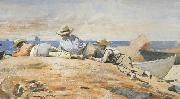 Winslow Homer Three Boys on the Shore (mk44) oil painting reproduction